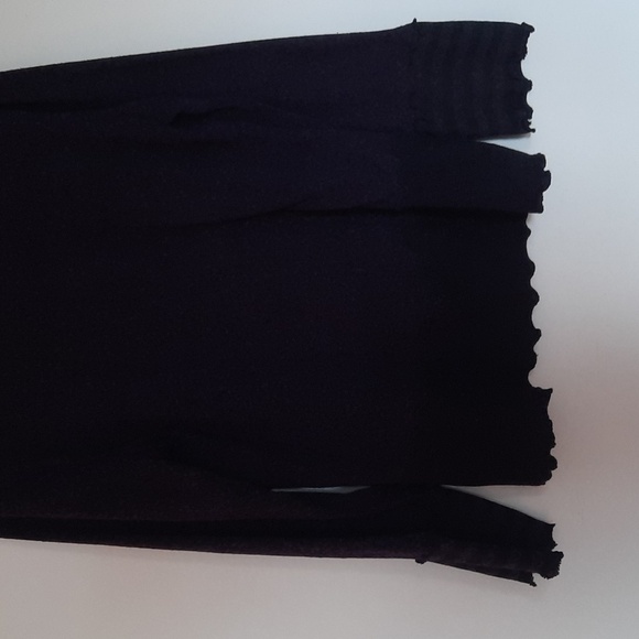 Ardoise Studded Front Purple Long Sleeve Women's Ruffled Hem, Top - Picture 7 of 7